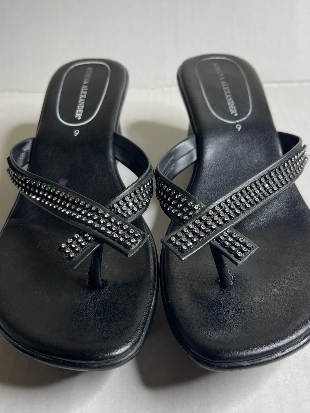 Bellini, Athena Alexander, Gap Size 9 Ballerina Flat Rhinestone Sandals Lot Of 3 - Picture 3 of 16